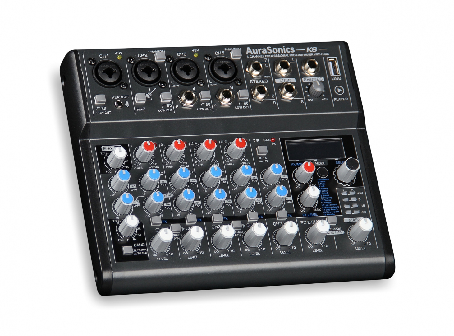 AuraSonics K8 компактный микшерный пульт в Севастополе