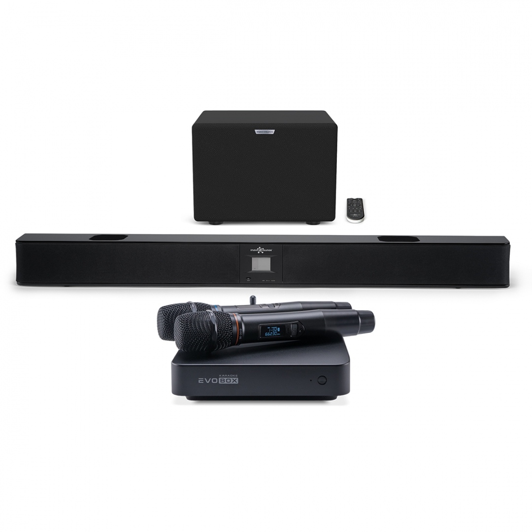 караоке-комплект EVOBOX Plus + EvoSound Bar (саундбар с караоке) в Севастополе